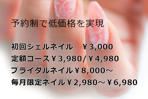 低価格ネイル